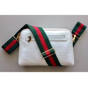 Mint VTG Small WHITE Micro Monogram Crossbody BAG